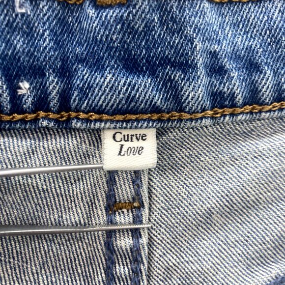 Abercrombie & Fitch Shorts Women's 28 x 5* Curve Love Cut Off  Jorts 90's Skater - Picture 8 of 13